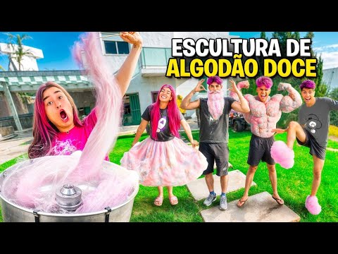A MELHOR ESCULTURA DE ALGODÃO DOCE VENCE! Deu confusão !