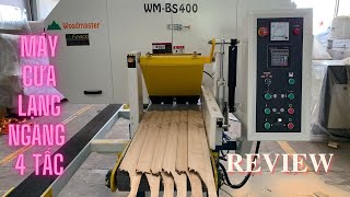 Tất tần tật về máy cưa lạng ngang WM-BS400 | máy cưa lọng ngang bàn rộng 400mm | Woodmaster