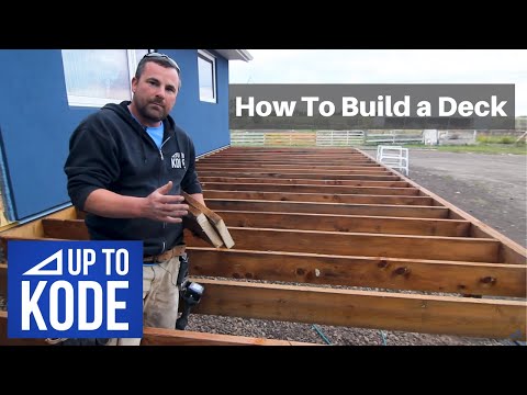 How to Build a Deck From Start to Finish