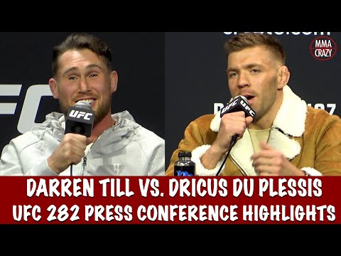UFC 282: Darren Till vs. Dricus Du Plessis Press Conference Highlights