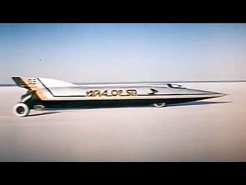 ХАДИ-9, рекордный автомобиль. Сцены из к/ф "Скорость" (1983) / KhADI-9 speed vehicle. Movie scenes.