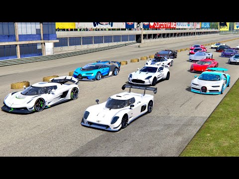Ultima RS 2020 vs Hypercars - Old Monza EPIC BATTLE
