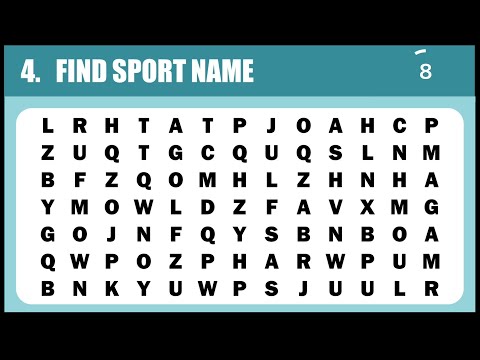 FIND HIDDEN WORDS ⚪🌼⚽️ I WORD SEARCH | PUZZLE