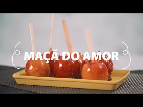 Como fazer maçã do amor