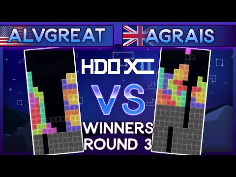 Hard Drop Open 12 - AlvGreat Vs  Agrais - Winners Round 3 TETR.IO Tournament
