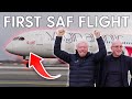 Virgin Atlantic's FIRST 100% Sustainable Aviation Fuel transatlantic flight!