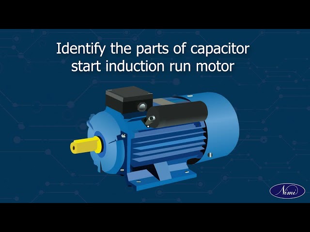 Identify parts and terminals of different types of single phase AC motor
