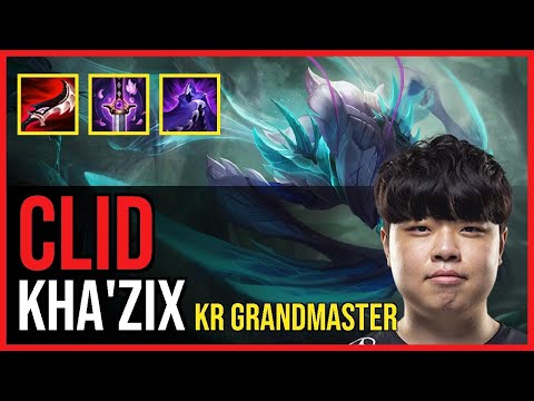 Clid - KHA'ZIX vs. OLAF Jungle | KR Grandmaster