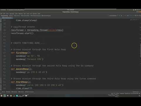 Tello Drone Competition - Programming & Application Walkthrough