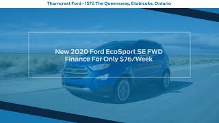 Thorncrest Ford | EcoSport FWD Special