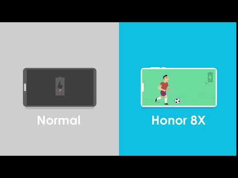 Honor 8X- Long Battery Life for 1,7 Days Use