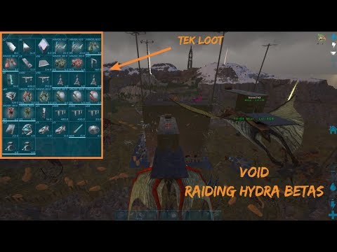 Raiding A Tek Base With A Quetzal + Tek Loot | Ark Official PvP