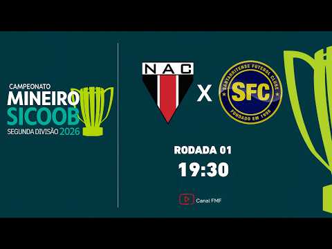 NAC Muriaé X Santarritense FC - Rodada 1 - Campeonato Mineiro SICOOB Segunda Divisão 2026