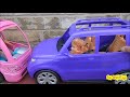 Elsa and Anna Toddlers get SUPERPOWERS! Barbie Genie Grants Wish! Fun With Toys