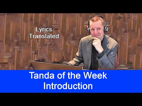 Tanda of the week,  introduction. (English spoken. Nl ondertiteling)