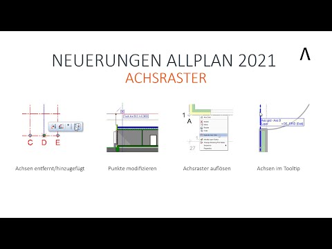 Achsraster in Allplan 2021 [alte Version]
