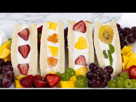 How To Make Fruit Sando (Japanese Fruit Sandwich)