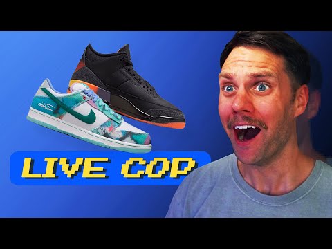 LIVE COP: J Balvin Air Jordan 3 Rio & Nike Dunk Low Futura