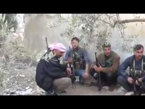 تمركز عناصر لواء أحرار العشائر بالقرب من معسكر وادي الضيف في ريف إدلب