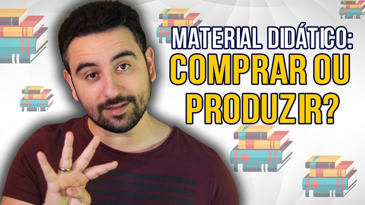 🔴 MATERIAL DIDÁTICO: COMPRAR OU PRODUZIR 📚💰💻 | Aulas Particulares