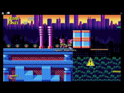 Classic Sonic Simulator V11.1 - Spring Yard Zone Act 4. (By: Edanyediel11.)