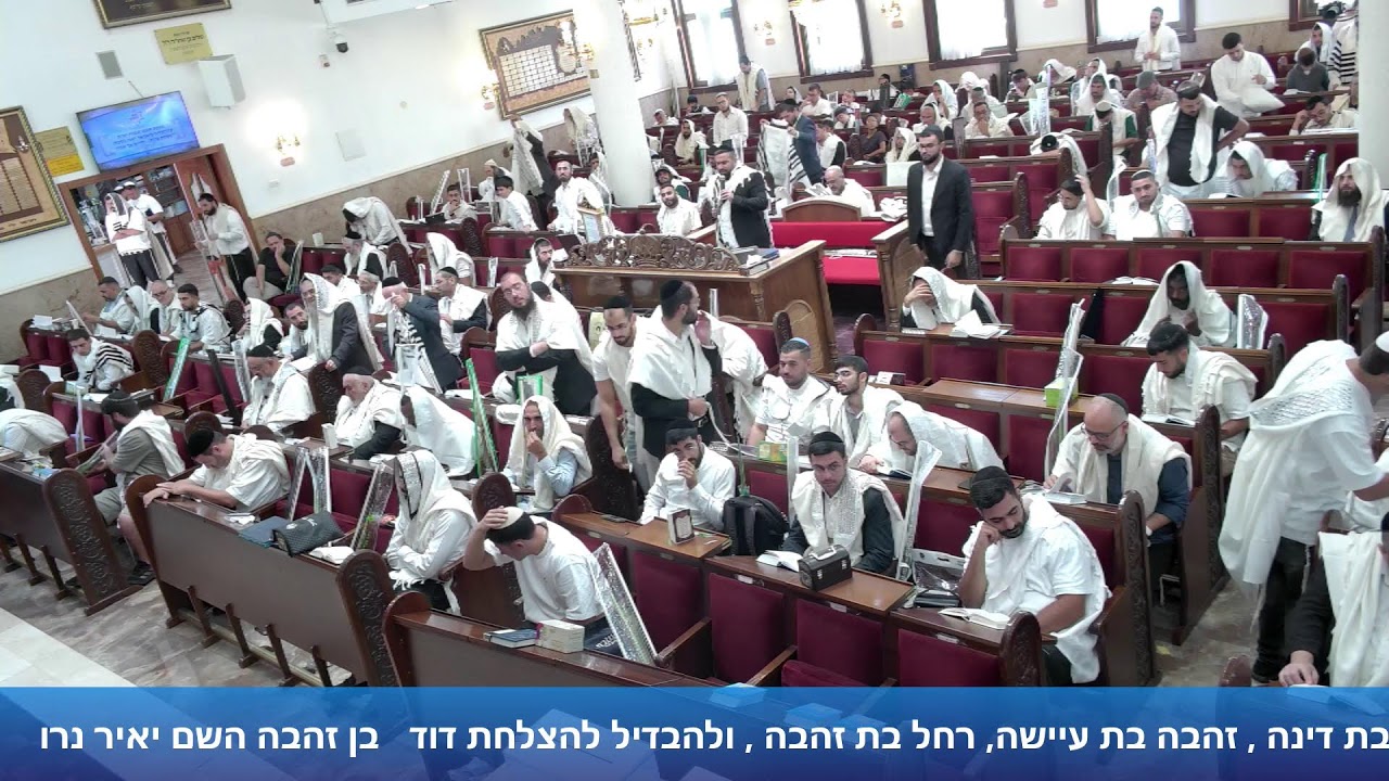 תפילת שחרית חול המועד עם הרב אייל עמרמי