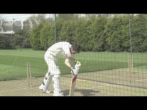 Greg James bowls out England cricketer Jimmy Anderson for BBC Radio 5 live's 'Not Just Cricket' show