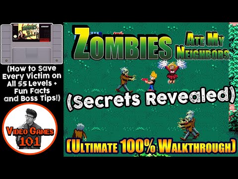Zombies Ate My Neighbors Walkthrough | 100% Guide | Video Games 101