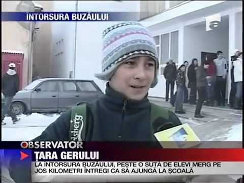 Polul Nord s a mutat la Intorsura Buzaului 26 IANUARIE 2010