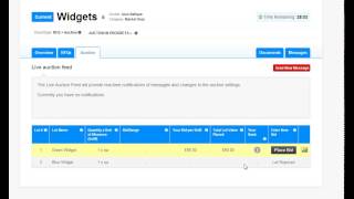 Market Dojo - Participant - Bidding in an Auction