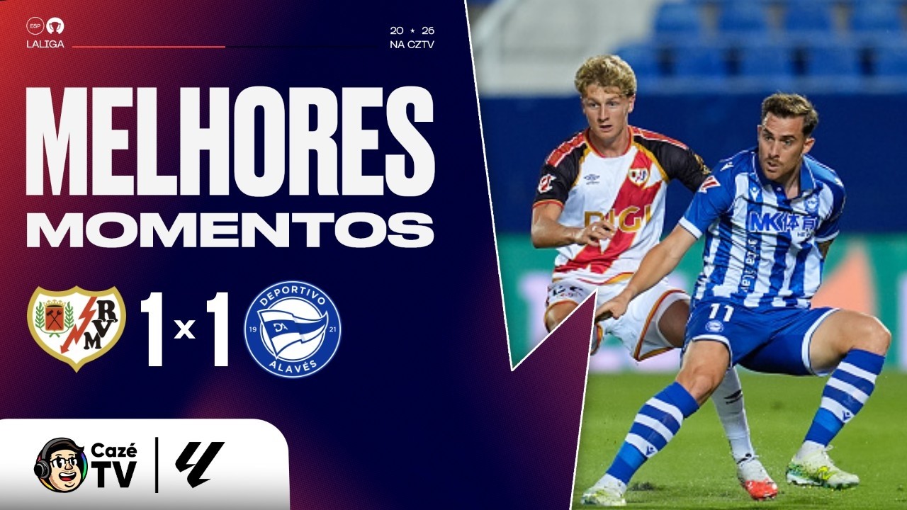 MELHORES MOMENTOS: RAYO VALLECANO 1 X 1 DEPORTIVO ALAVÉS | LALIGA 26/27 | 2ª RODADA
