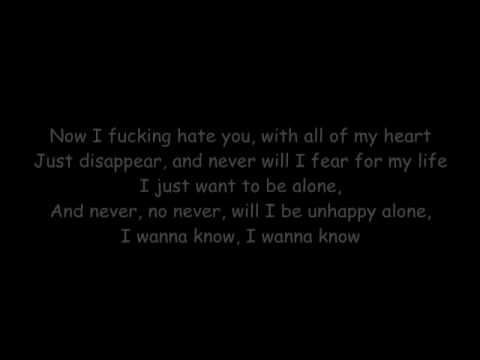 Bullet For My Valentine - Pretty On The Outside (Lyrics)