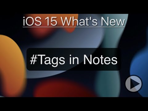How to use the new Tags feature in the Notes App for iPhone and iPad!