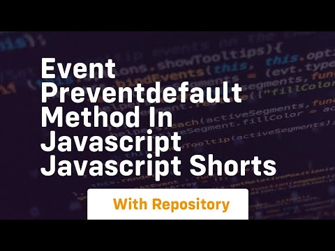 Event Preventdefault Method In Javascript Javascript Shorts