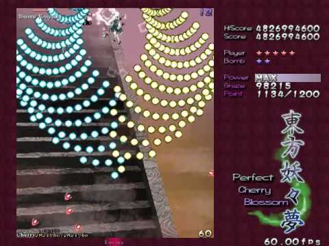 Touhou 7: Perfect Cherry Blossom - 10,180,331,240 - Marisa A - Lunatic TAS