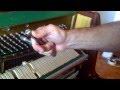 Piano tuning: 9/12 hammer technique Как правильно расположить ...