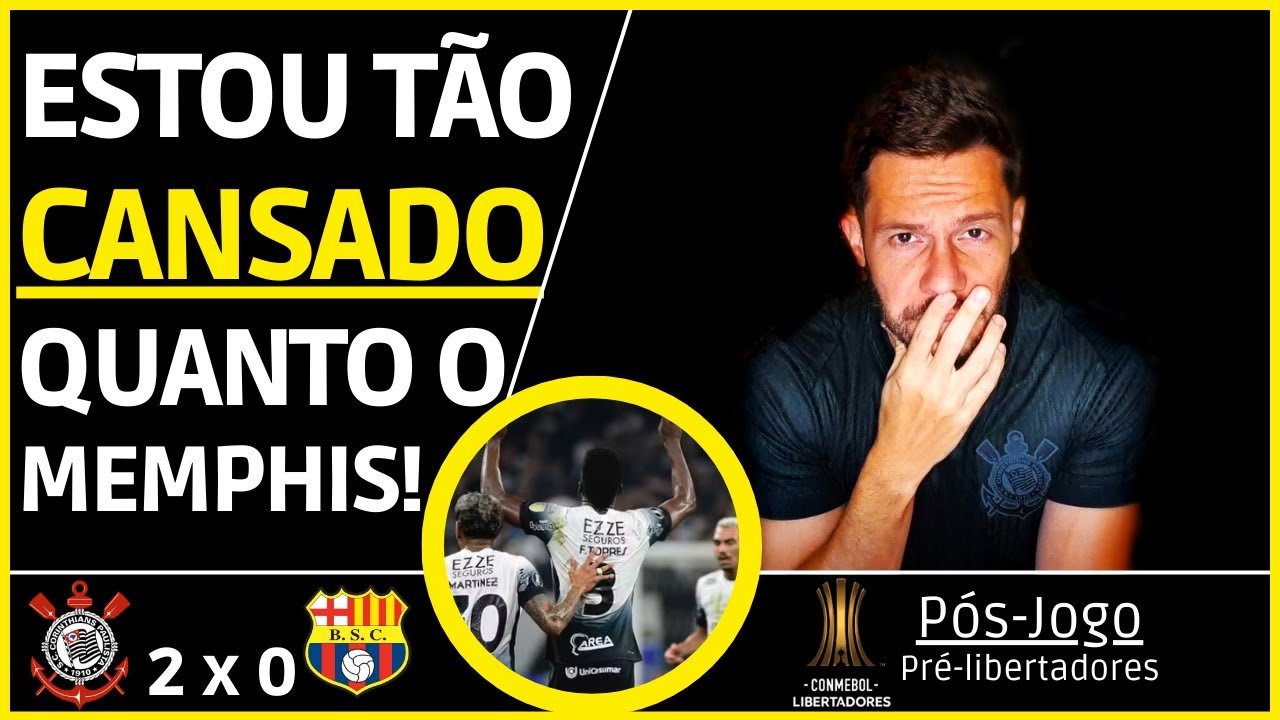 CORINTHIANS 2 x 0 BARCELONA-EQU - ELIMINADOS(DE NOVO) NA PRÉ-LIBERTADORES! | PÓS-JOGO