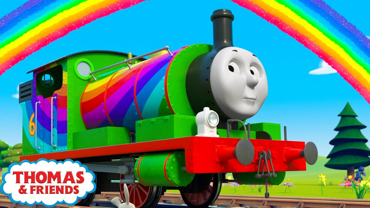 Thomas & Friends UK | The Sodor Springtime Parade | Percy’s Rainbow Surprise!