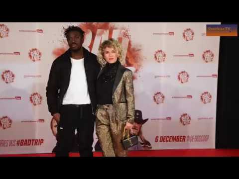 Josje Huisman met nieuwe vriend Cle Gyimah in Antwerpen