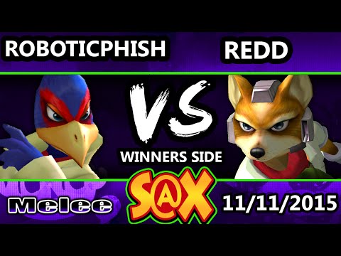 S@X 123 - VGBC | Redd (Fox) Vs. RoboticPhish (Falco) SSBM Tournament - Smash Melee
