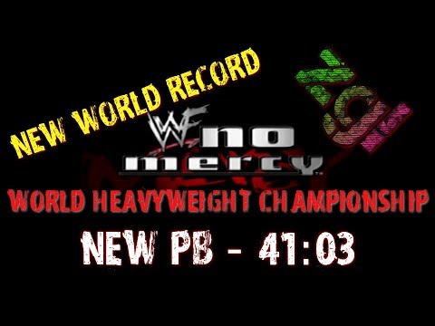 World Record! - WWF No Mercy (N64) - World Heavyweight Championship Speedrun 41:03