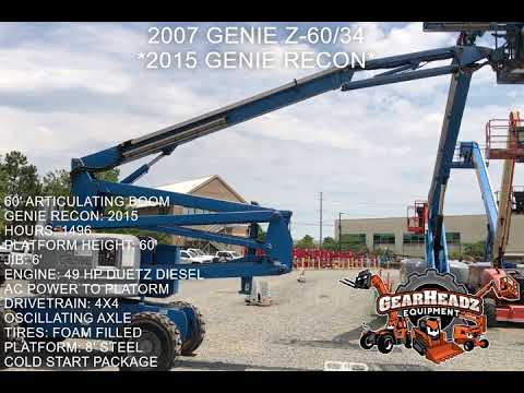 60' ARTICULATING BOOM LIFT - OPERATIONAL VIDEO - PRODUCT REVIEW