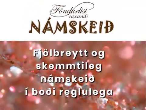 Fjölbreytt námskeið hjá Föndurlist