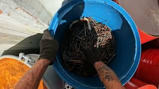 Loading Scrap Metal Trailer