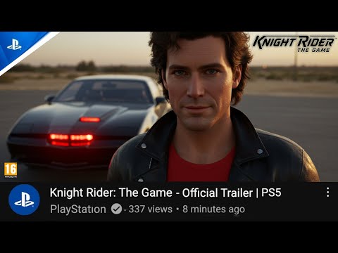 Knight Rider The Game (2025) - First Trailer | Criterion Games | PS5 | Concept