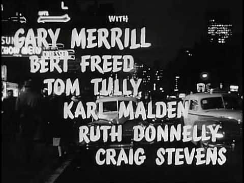 afbeelding Where the Sidewalk Ends 1950 opening credits