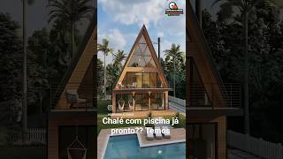 #chalé Diamond com piscina Já pronto!!!! projeto lindo de 95 M2 e 3 dormitórios