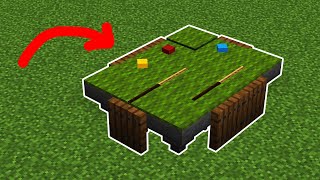HOW TO MAKE A POOL TABLE IN MINECRAFT