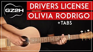 Drivers License Guitar Tutorial Olivia Rodrigo Guitar Lesson  |Strumming + Fingerpicking + TABs|