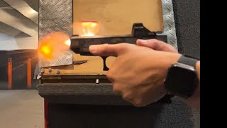 80P Builder - Glock 48 Ported barrel - Slow Motion Recoil Examination